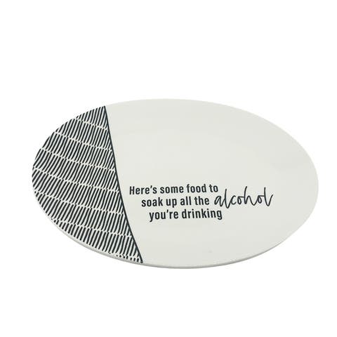 Soak Up Platter Ceramic White