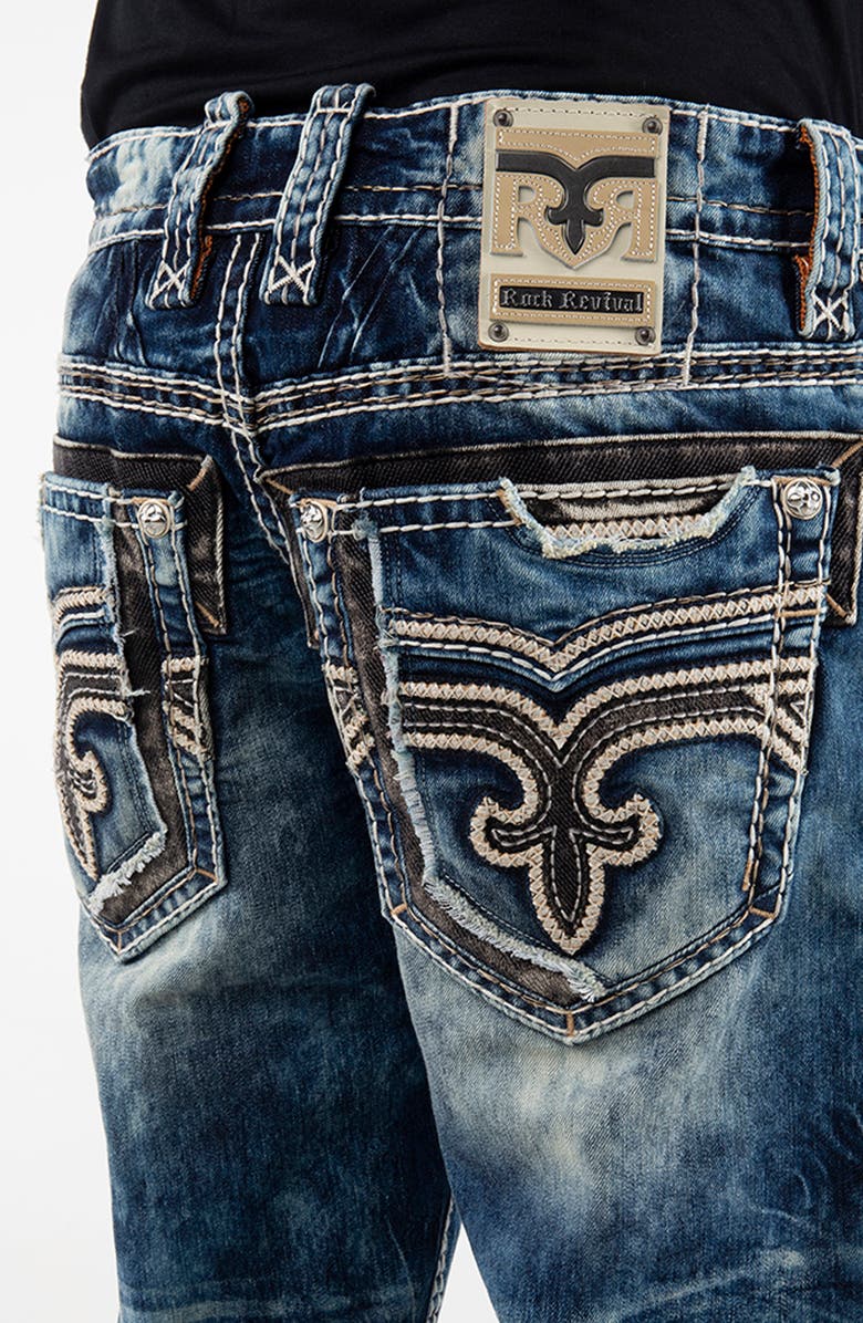 Rock Revival Straight Leg Jeans, Alternate, color, 