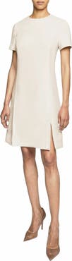 Santorelli KATE Short Sleeve Shift Dress with Skirt Zippered Slit Detail