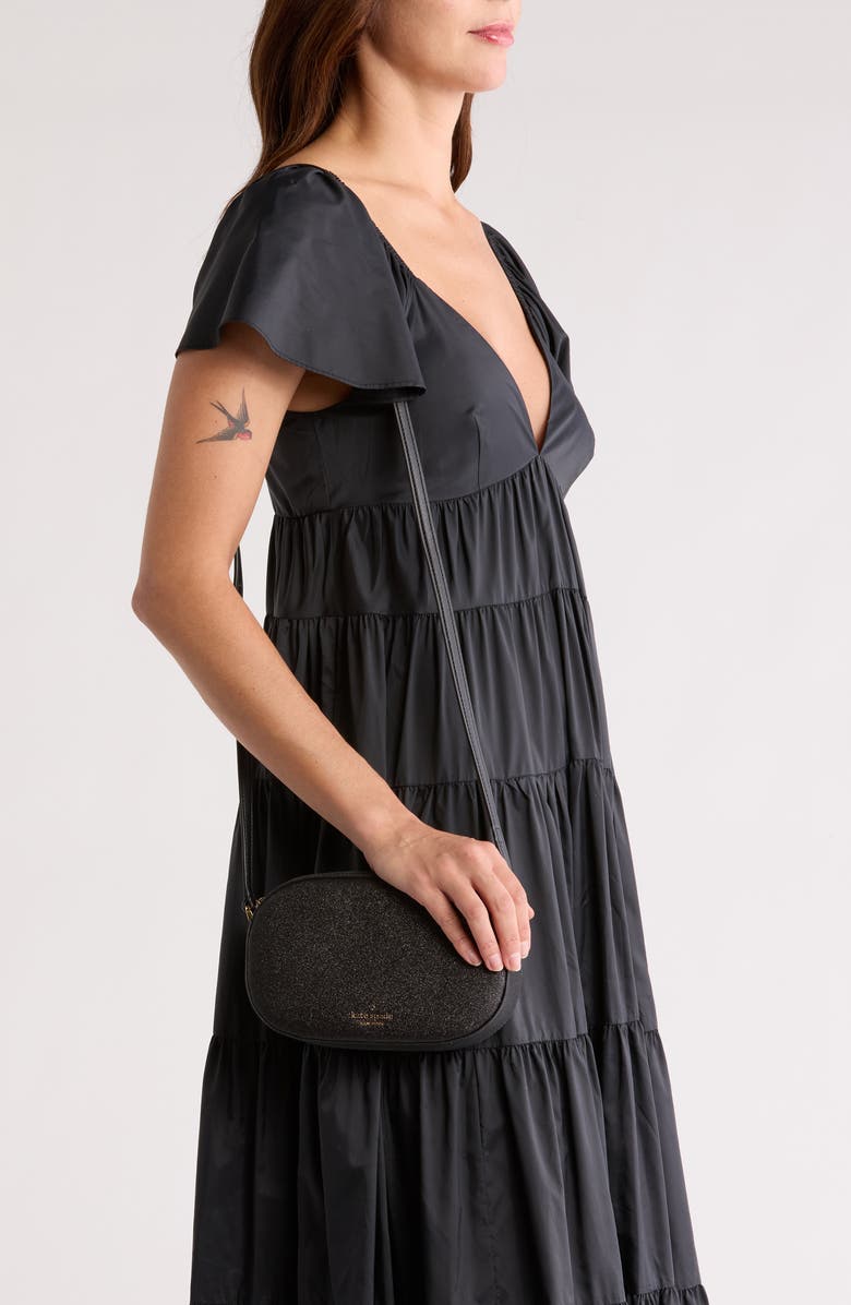 Kate Spade New York glimmer oval camera bag, Alternate, color,