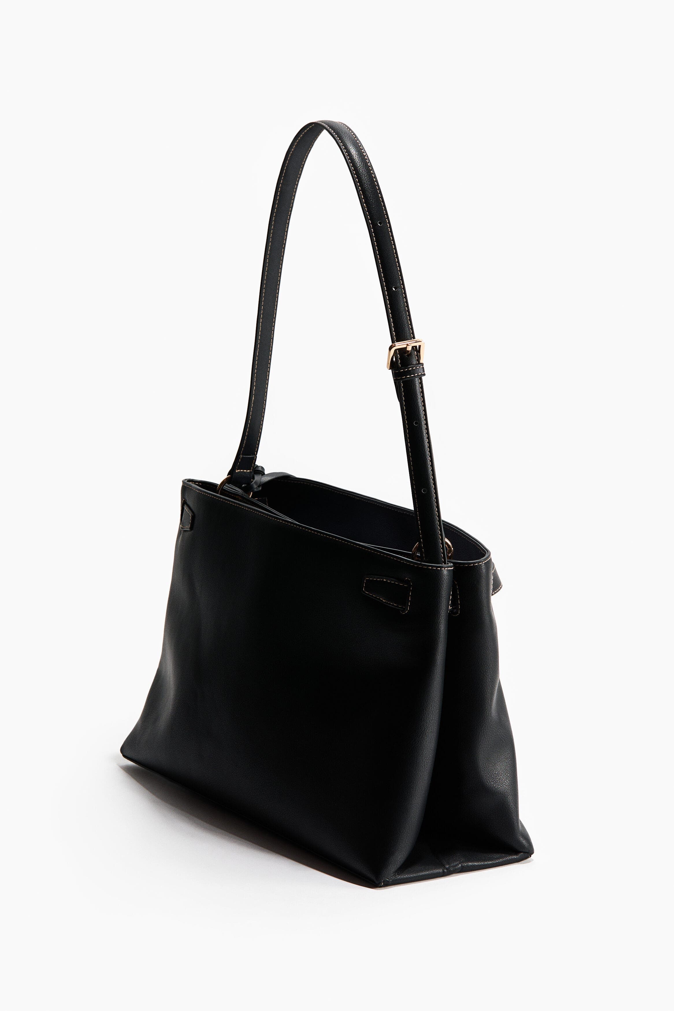 H&M Shoulder Bag, Alternate, color, Black