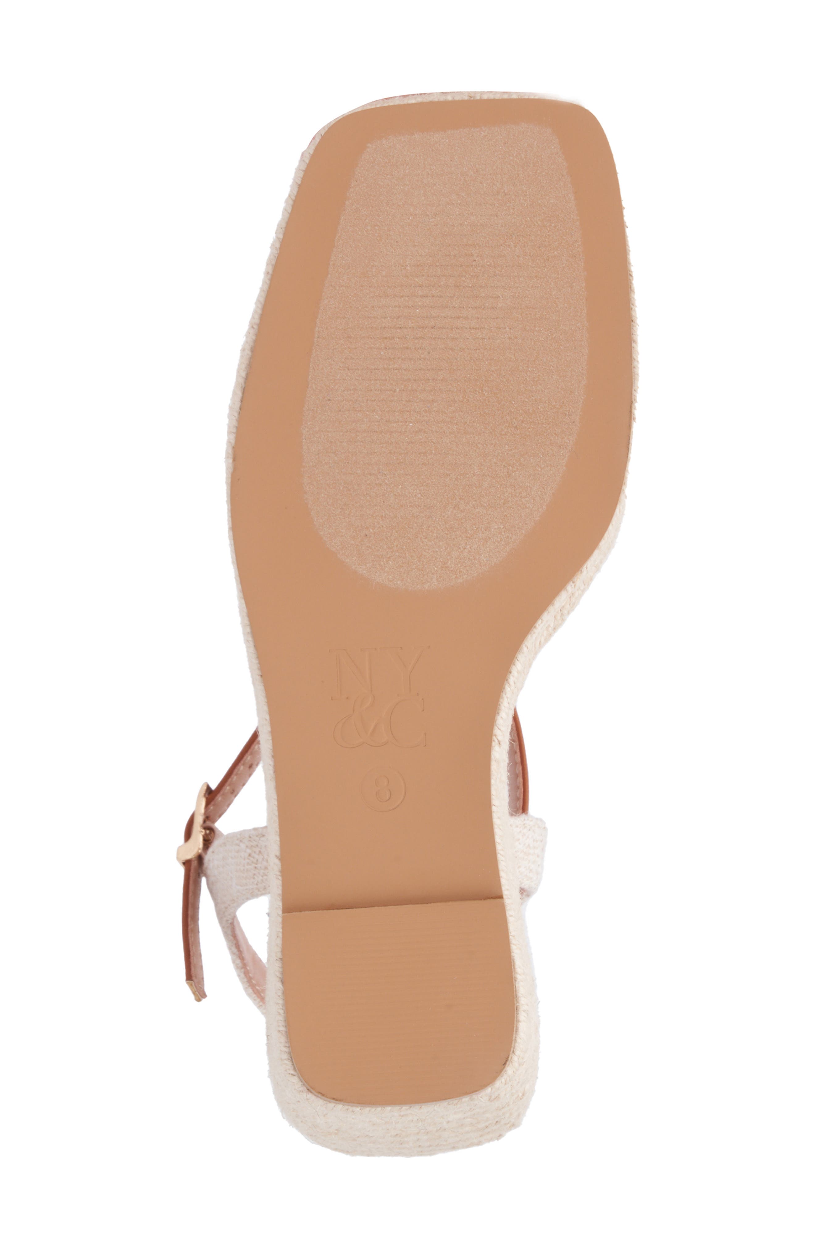 NEW YORK AND COMPANY Unita Espadrille Platform Wedge Sandal, Alternate, color, 
