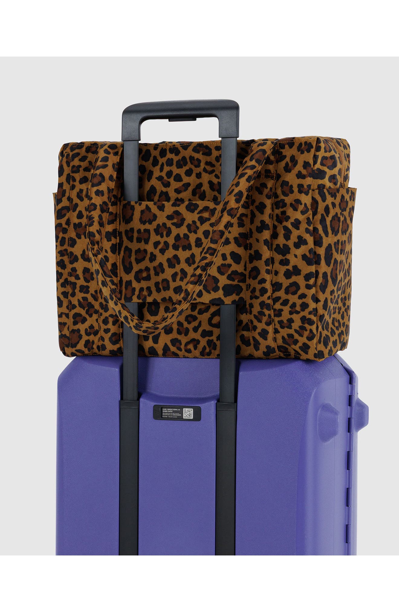 Small Cloud Carry-On, Alternate, color, LEOPARD