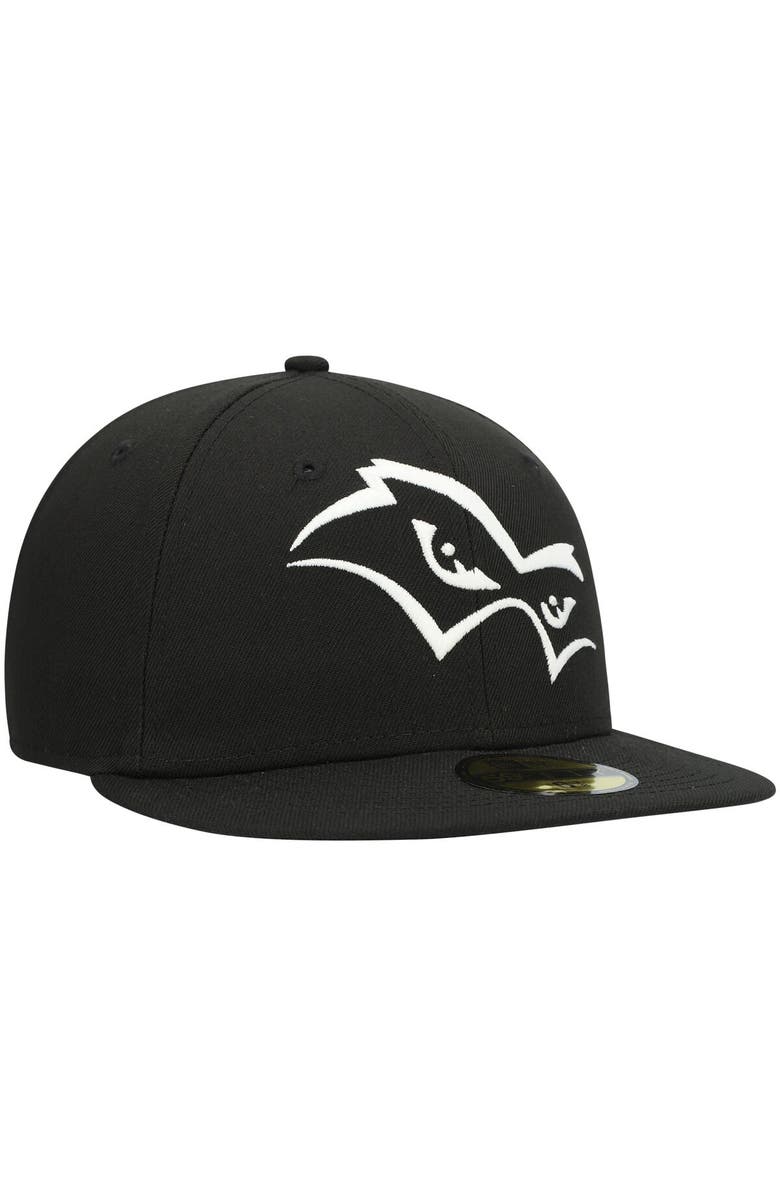 New Era Men's New Era Black Quad Cities River Bandits Authentic Collection Team Alternate 59FIFTY Fitted Hat, Alternate, color,