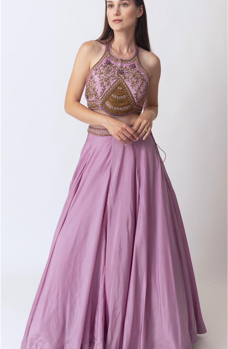 Kiya Lehenga with Hand Embroidered Blouse