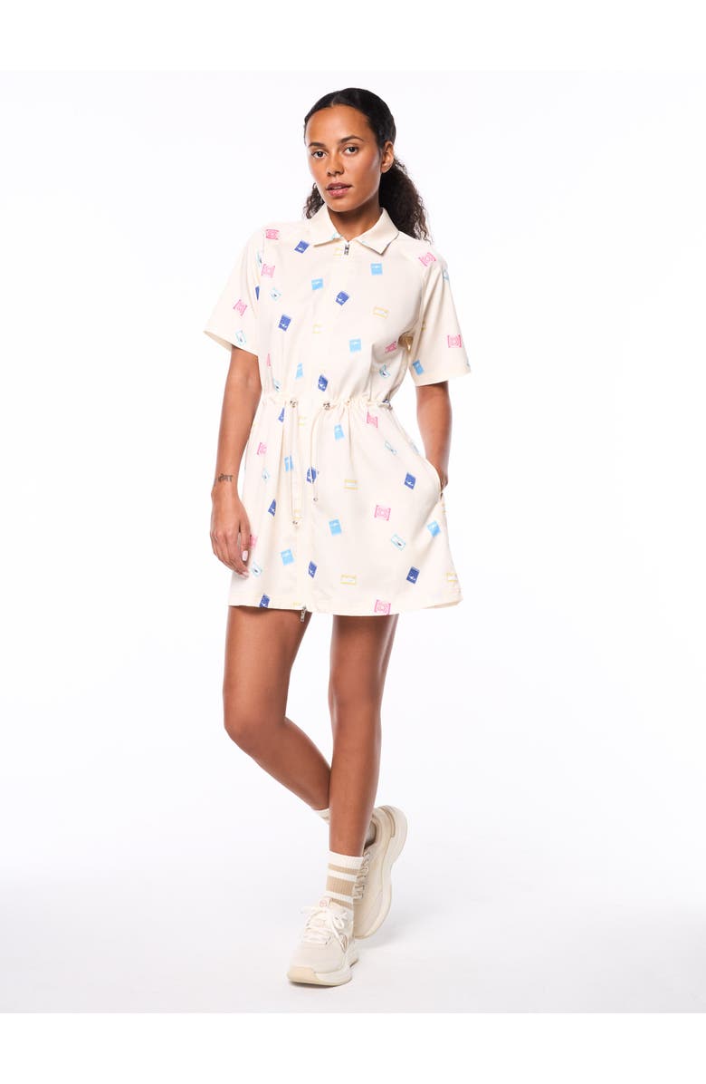 Sergio Tacchini Timbro Dress, Alternate, color, Gardenia