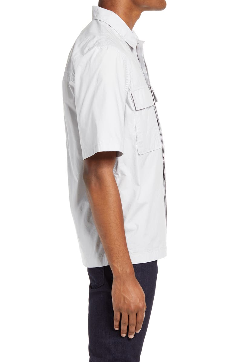 Club Monaco Utility Short Sleeve Button-Up Shirt, Alternate, color, 
