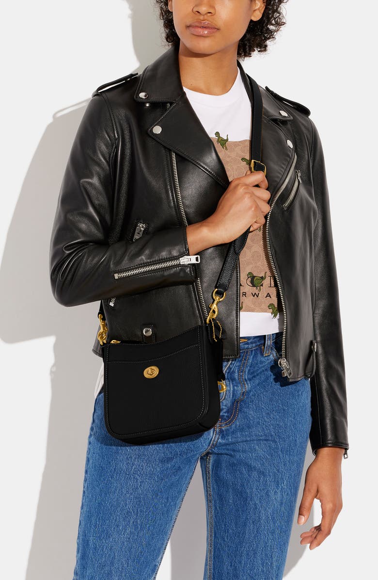 COACH Chaise 10 Leather Crossbody Bag, Alternate, color,