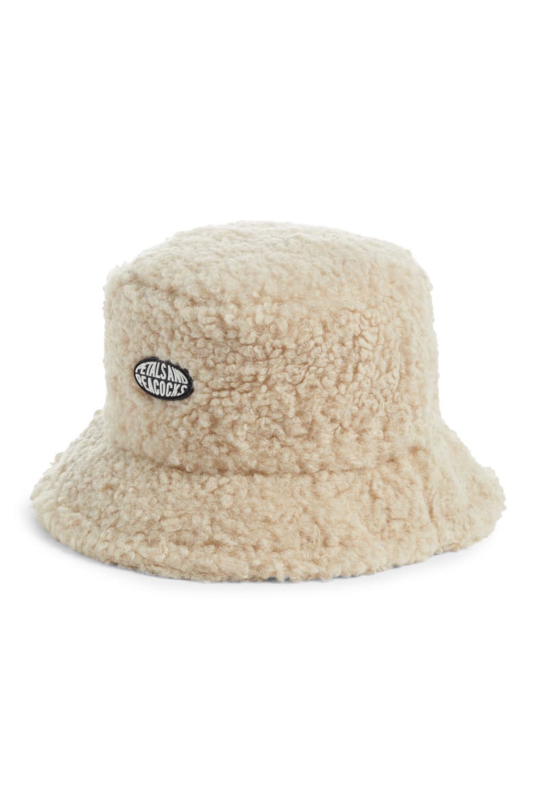 High-Pile Fleece Bucket Hat, Main, color, CREAM
