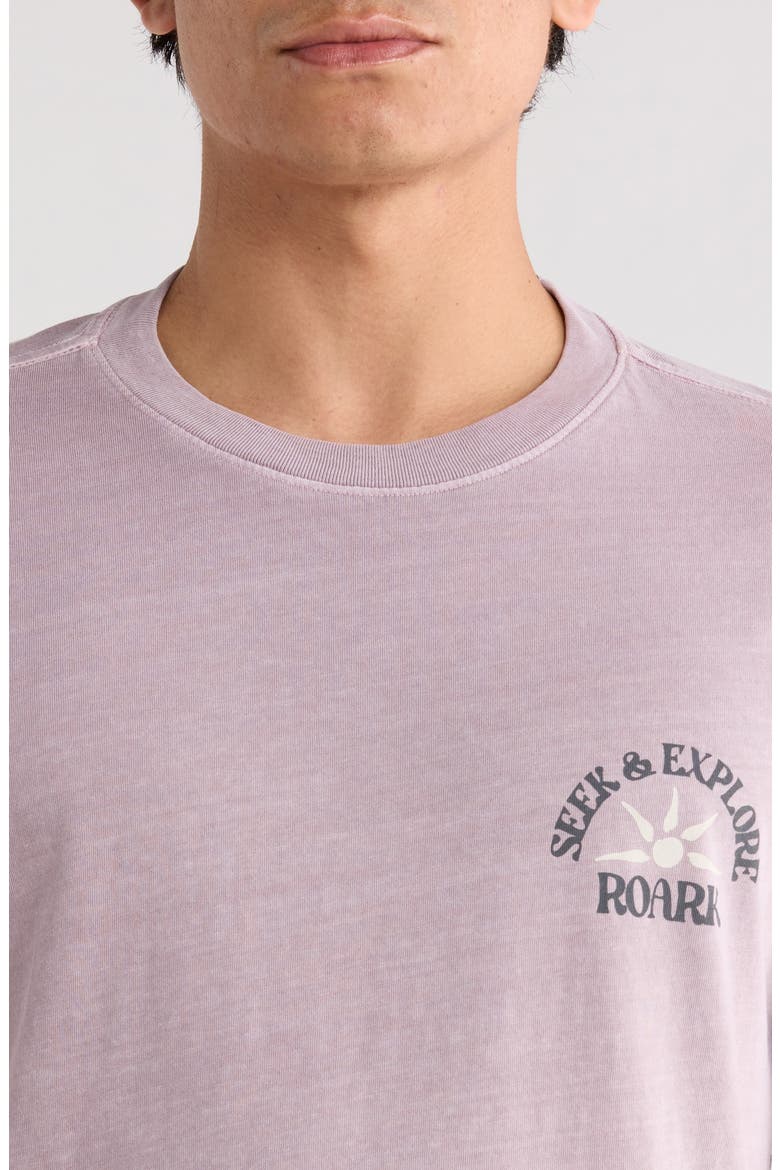 Seek & Explore Cotton Graphic T-Shirt, Alternate, color, DUSTY LILAC