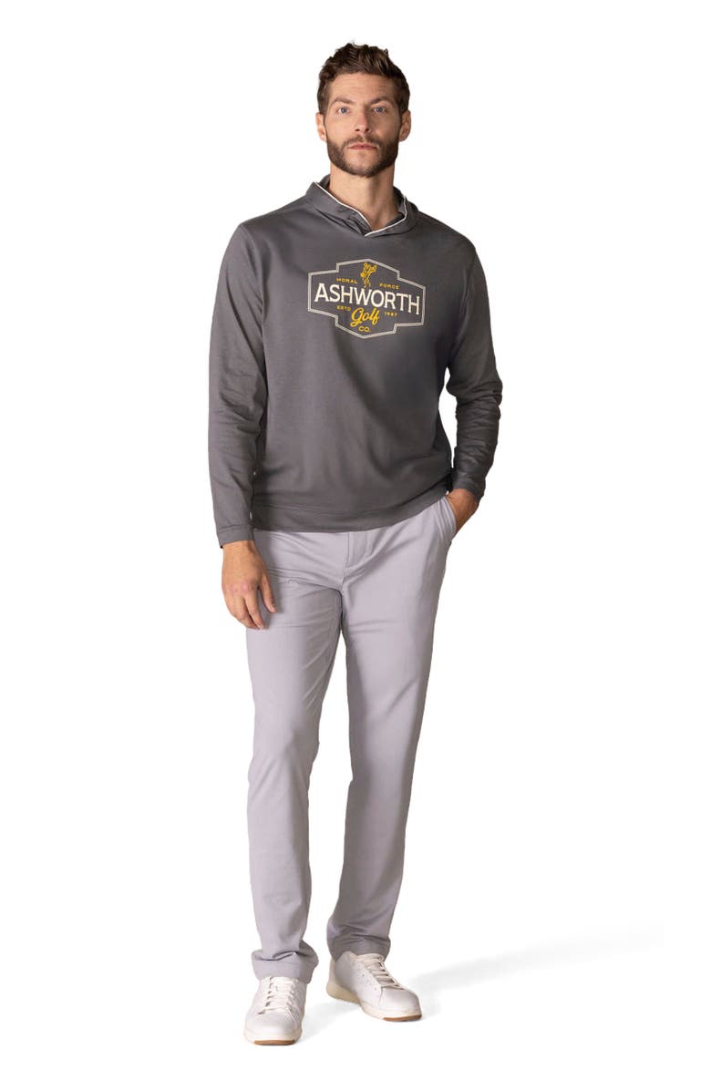ASHWORTH GOLF Moral Force Shield Hoodie, Alternate, color, Grey