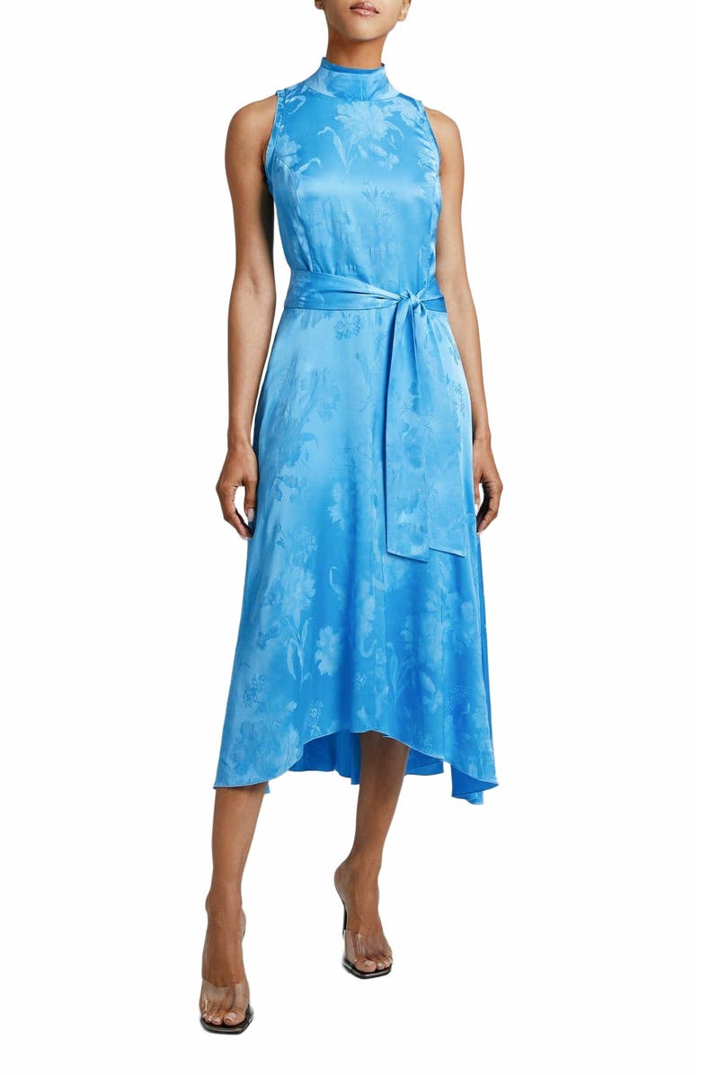 Santorelli TAYLOR Sleeveless Mock Neck Midi Dress, Main, color,