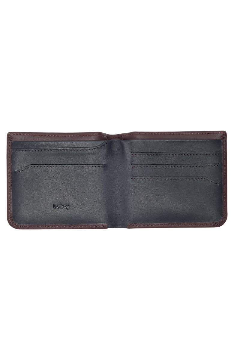 Bellroy Hide & Seek Bifold Wallet, Alternate, color, Deep Plum
