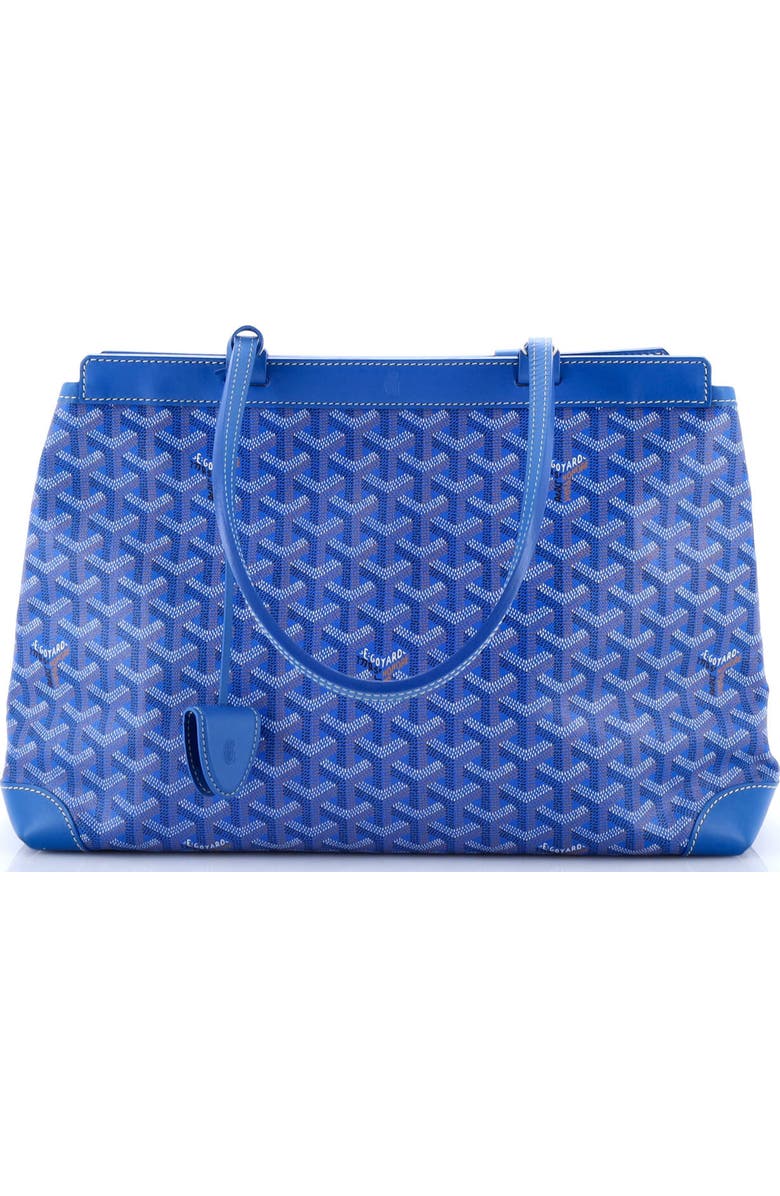 Pre-Owned Goyard Bellechasse Bag Coated Canvas PM, Main, color, Blue