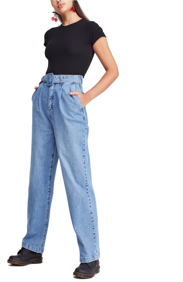 BDG Urban Outfitters '80s Acid Wash HIgh Waist Mom Jeans, Alternate, color, 