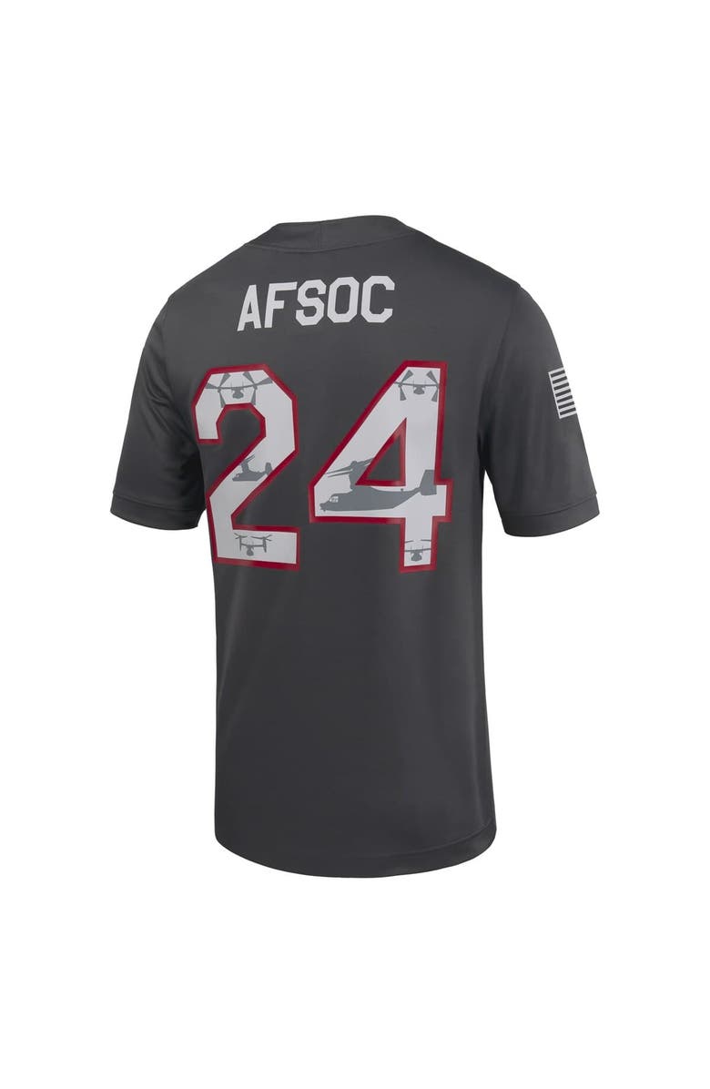 Nike Men's Nike Anthracite Air Force Falcons Special Operations Command Alternate Game Jersey, Alternate, color, 
