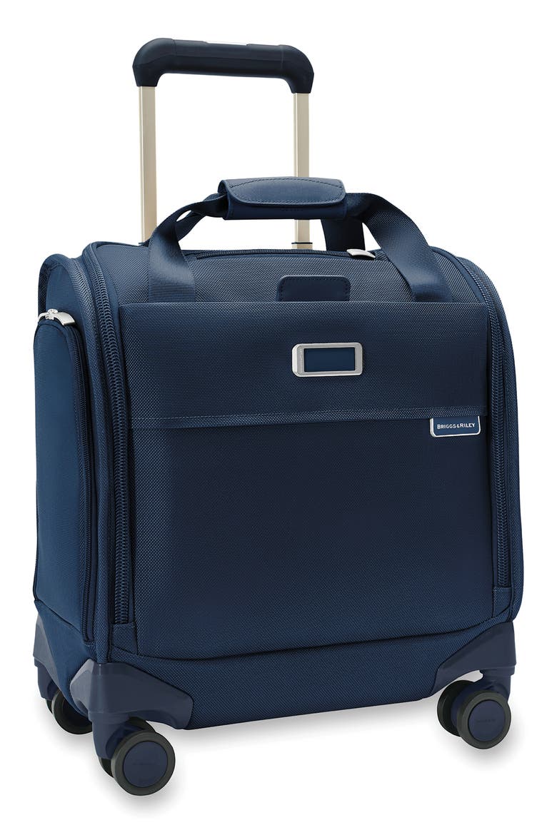 Baseline Cabin Spinner Carry-On Bag, Alternate, color, NAVY