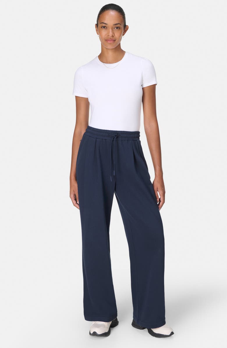 Sweaty Betty Revive Track Pants, Alternate, color, Navy Blue