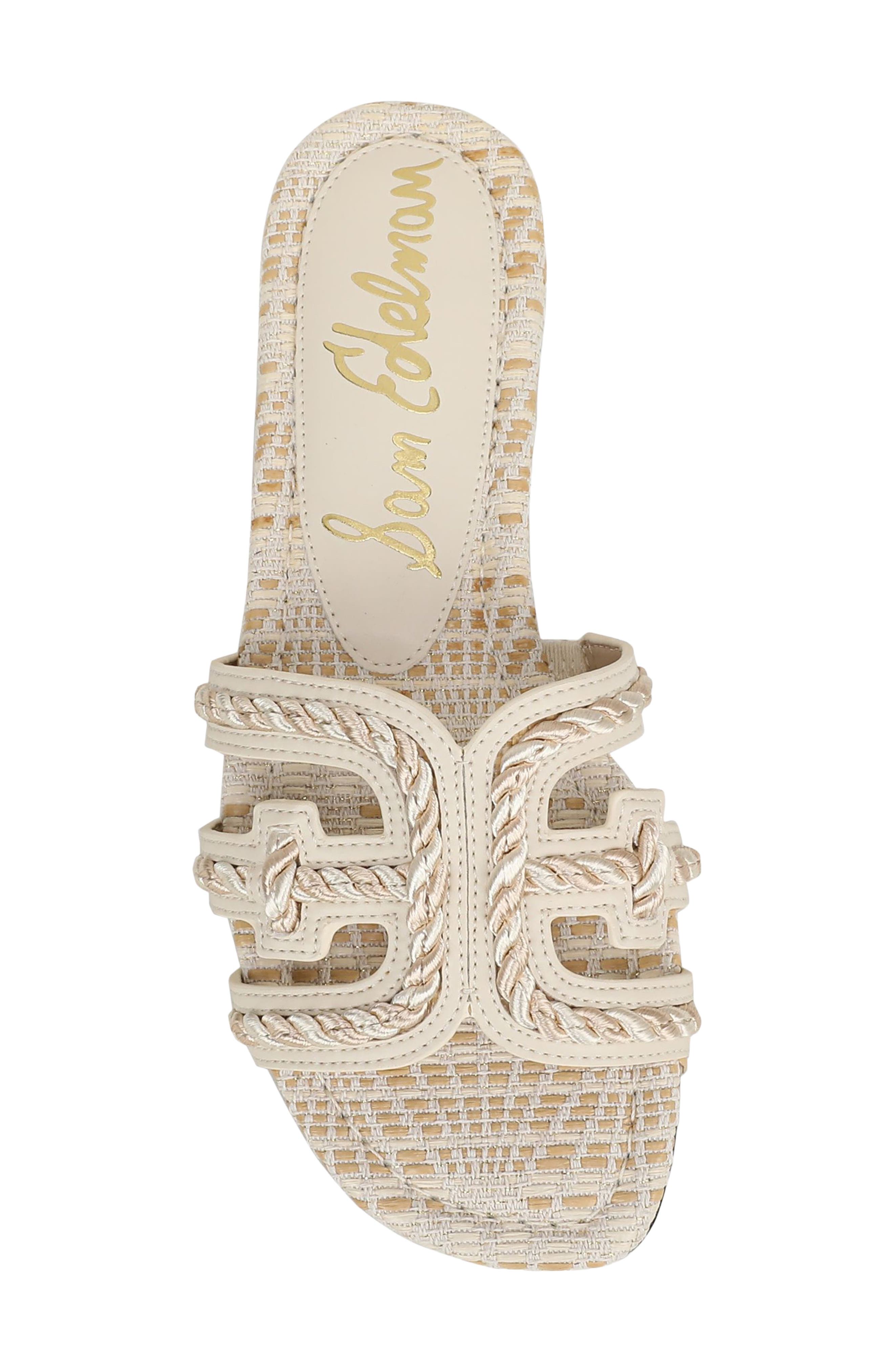 Sam Edelman Bay Twist Slide Sandal, Alternate, color, Modern Ivory