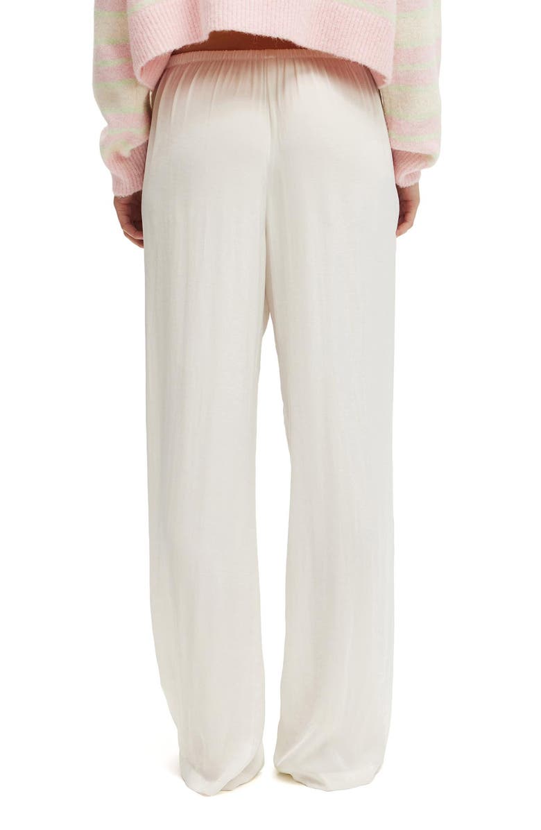 COTTON ON BODY Women's Washed Satin Wide Leg Pant, Alternate, color, Cream