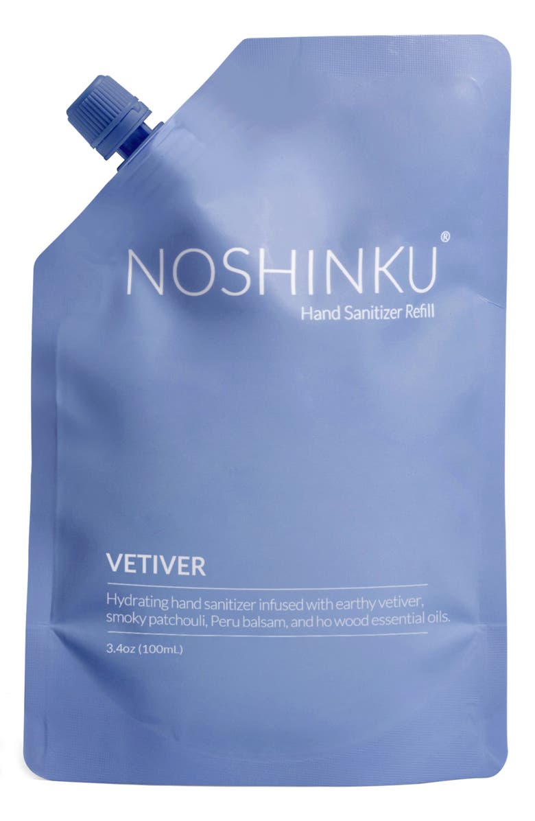 NOSHINKU Rejuvenating Hand Sanitizer Pocket Refill Pouch, Main, color, Blue