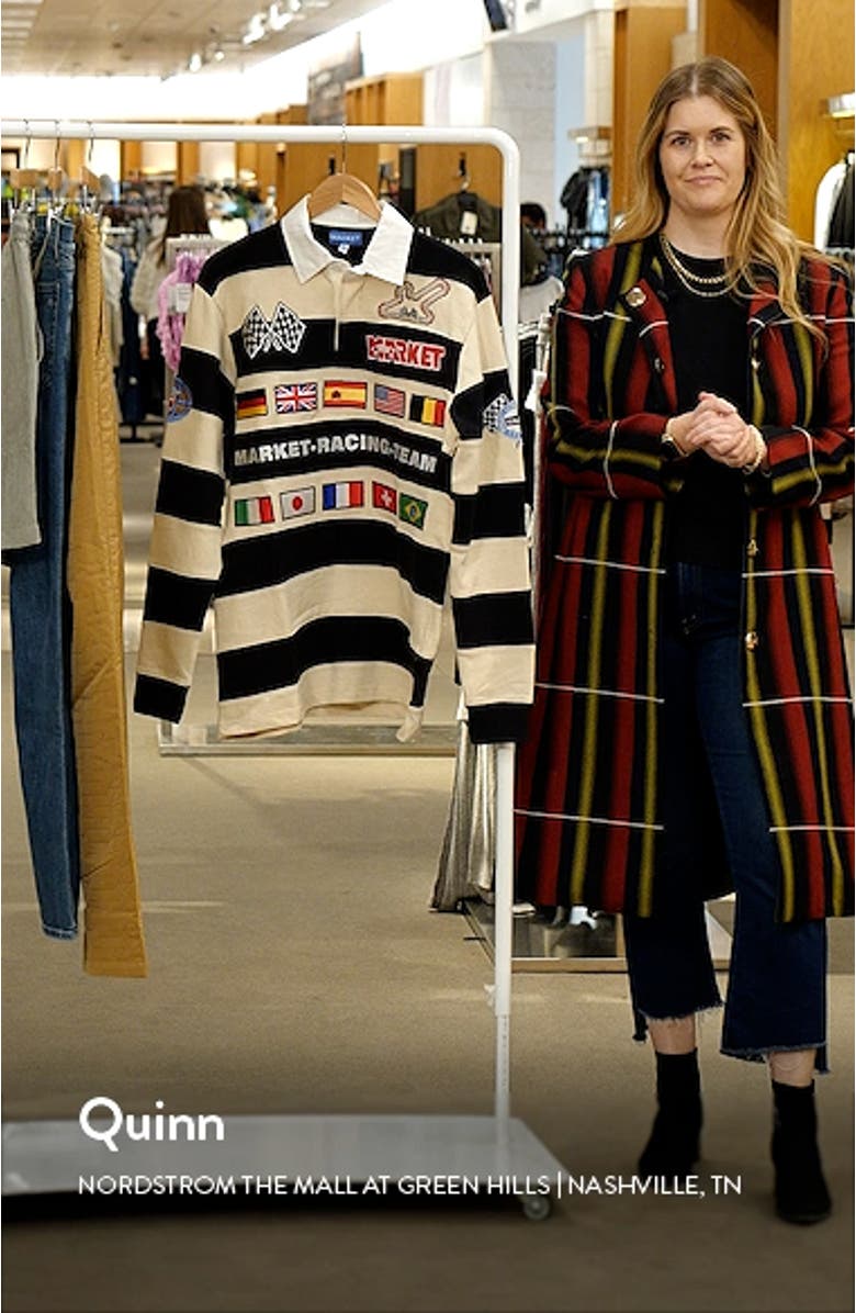 Grand Prix Embroidered Cotton Graphic Rugby Shirt, sales video thumbnail