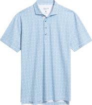 johnnie-O Peelin Good Citrus Print Performance Jersey Polo