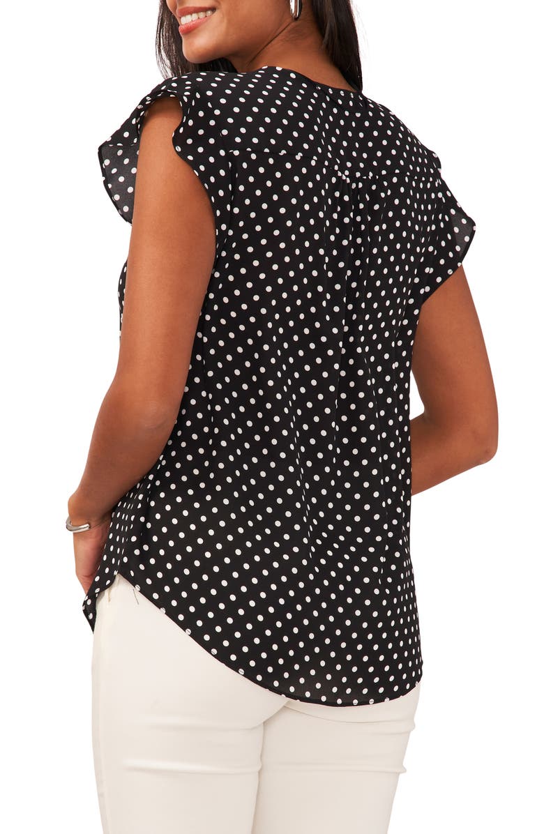 Chaus Flutter Sleeve Blouse, Alternate, color,