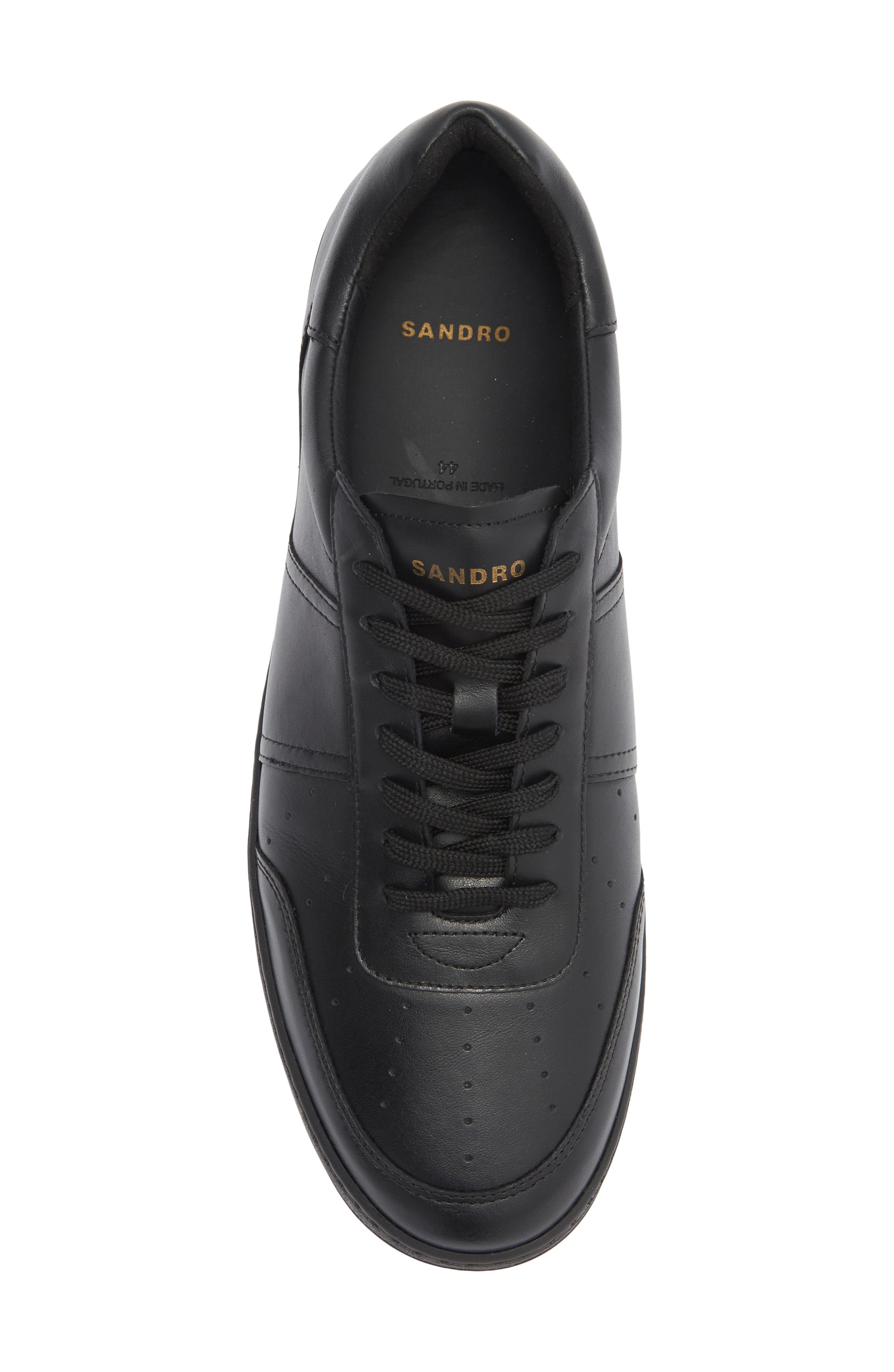 SANDRO Magic All Over Sneaker, Alternate, color, Noir