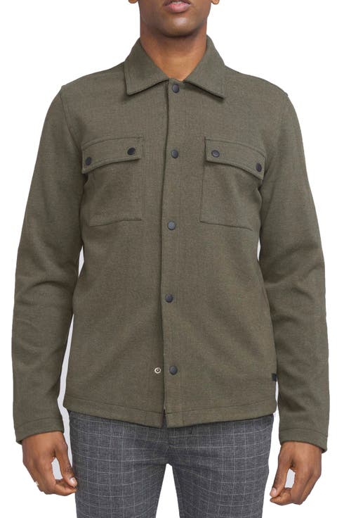 Snap Front Knit Jacket