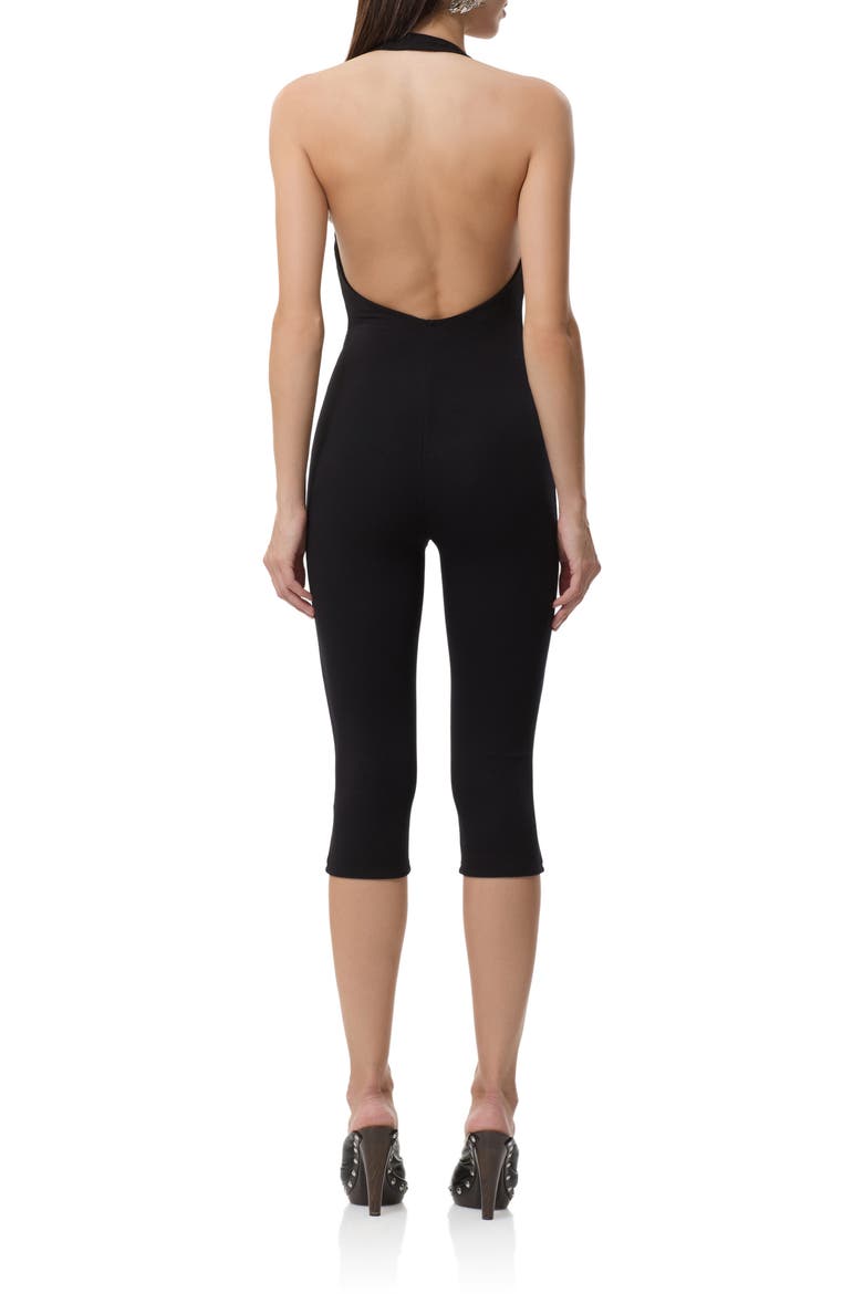 Lilibet Crop Jumpsuit, Alternate, color, NOIR