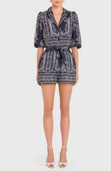 Lucia Balloon Sleeve Romper