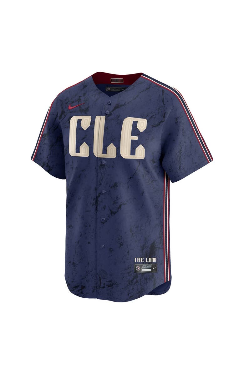 Nike Men's Nike Navy Cleveland Guardians City Connect Limited Jersey, Alternate, color,