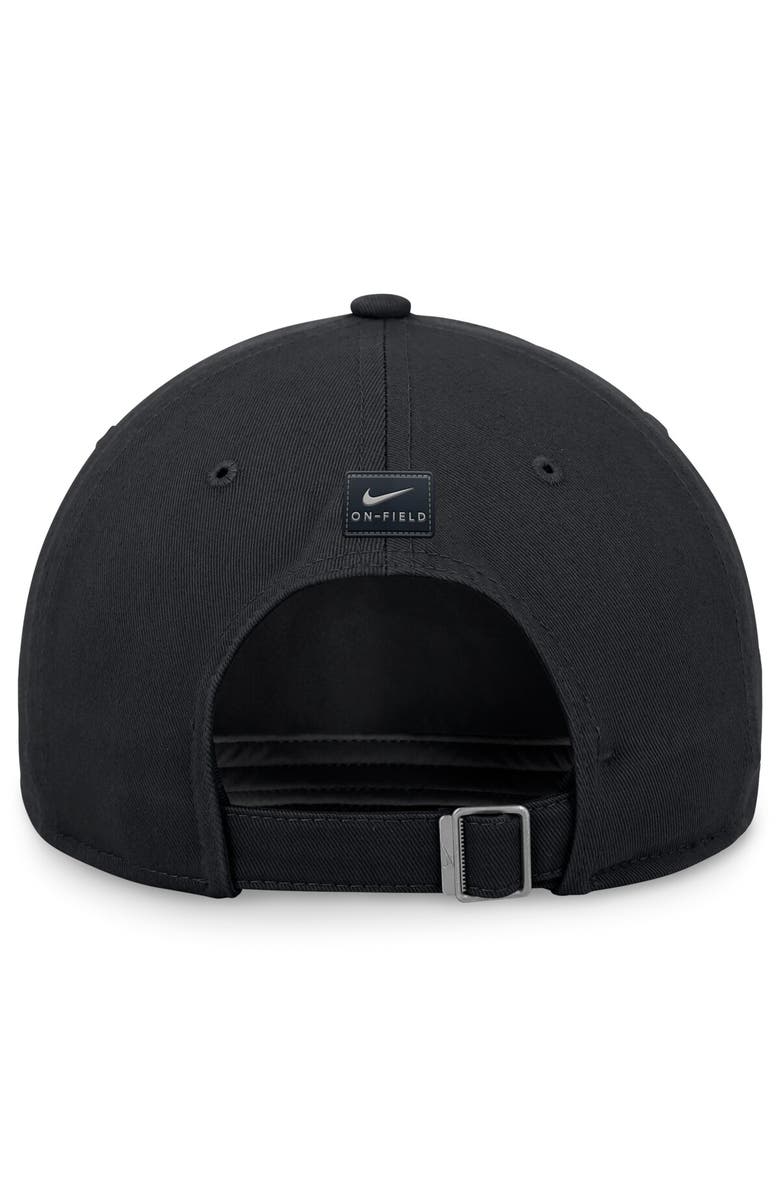 Nike Men's Nike Black Stanford Cardinal 2024 On-Field Club Adjustable Hat, Alternate, color, Black