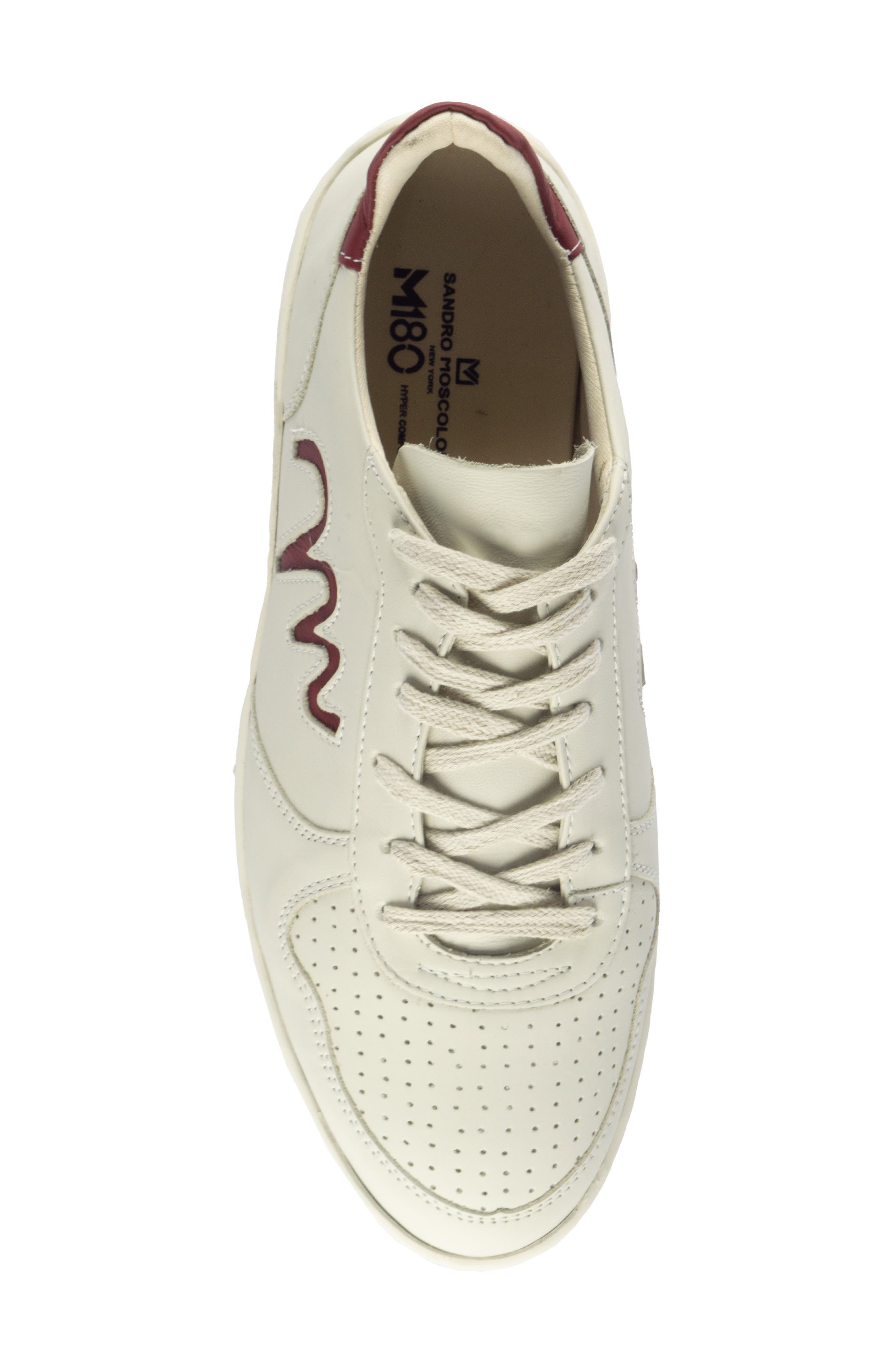 Marlin Sneaker, Alternate, color, WHITE RED