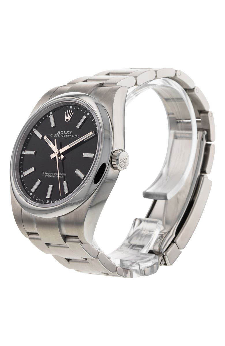 Watchfinder & Co. Rolex Preowned 2018 Oyster Perpetual Automatic Bracelet Watch, 39mm, Alternate, color,