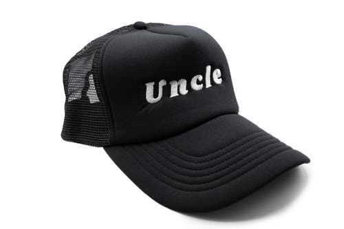 Rey To Z Uncle Foam Trucker Hat In Black