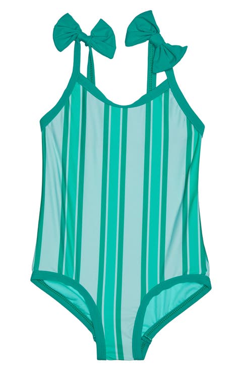 Kids' Tie Shoulder One-Piece Swimsuit (Toddler & Little Girl)