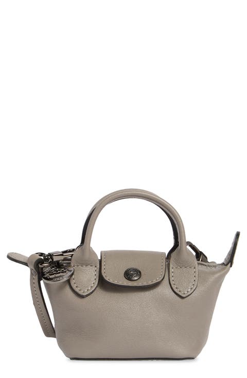 Le Pilage Cuir Leather Nano Crossbody Bag
