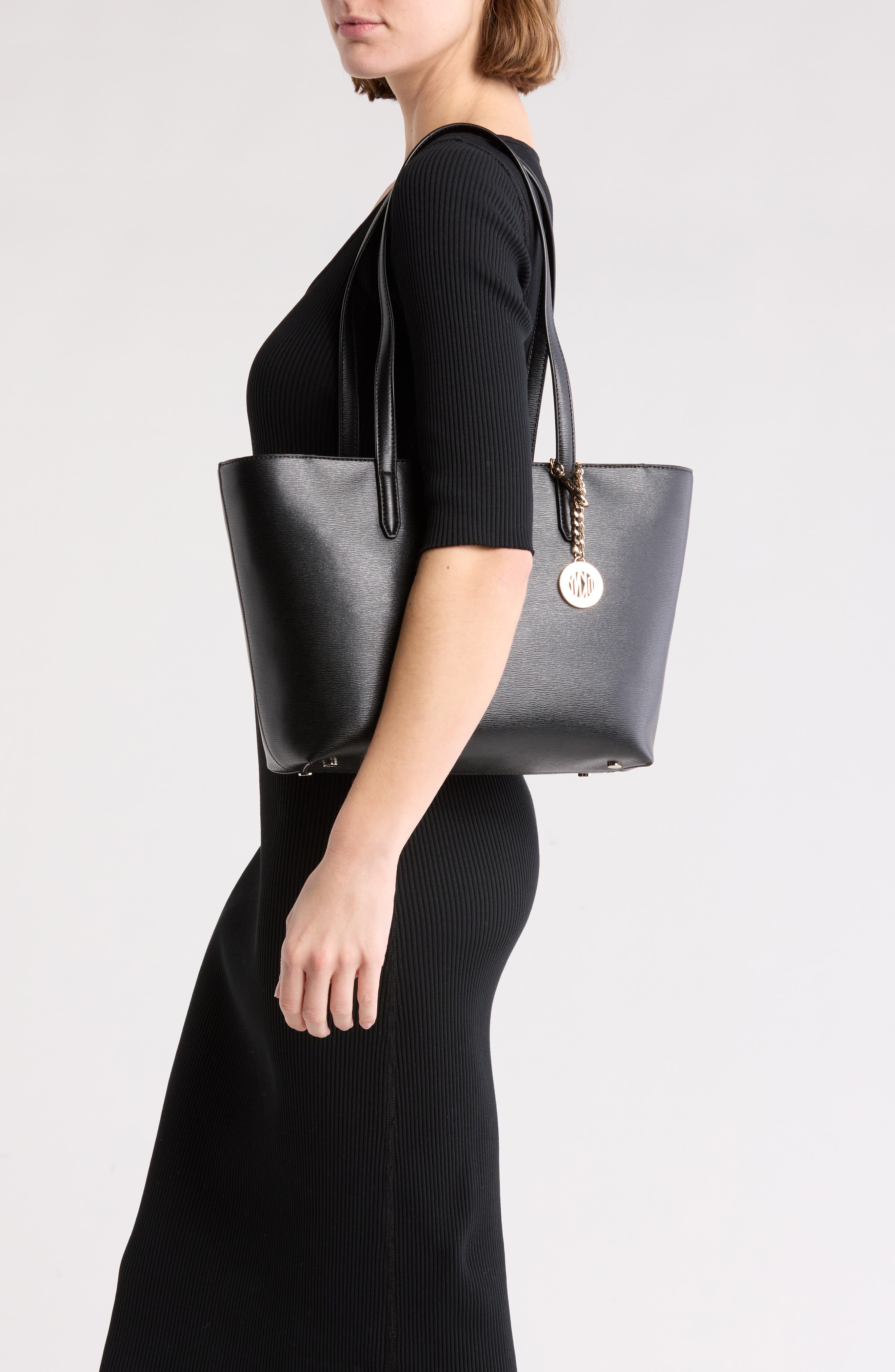 Bryant Tote, Alternate, color, BLACK/ GOLD