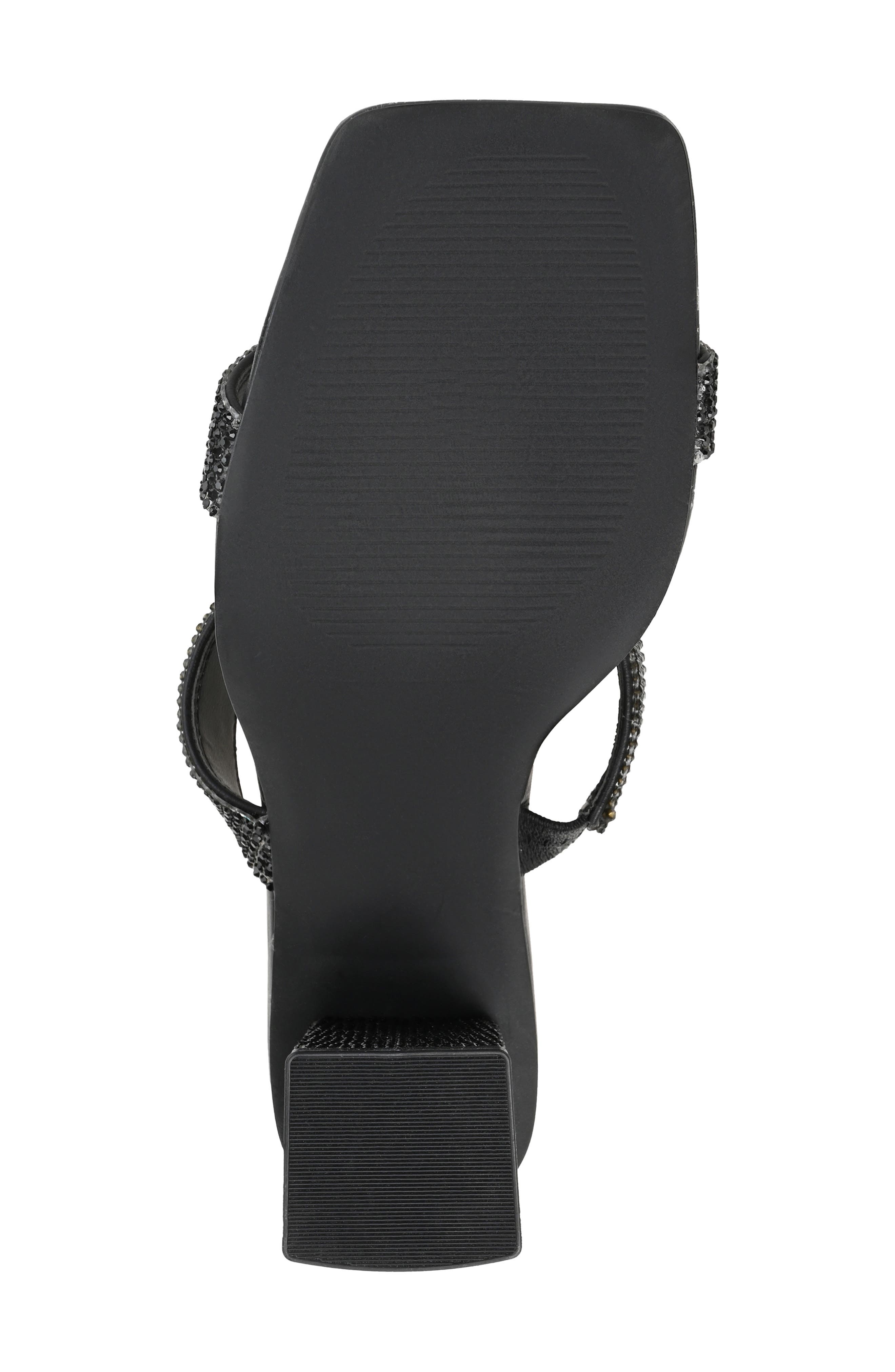 Shandee Heeled Sandal, Alternate, color, BLACK