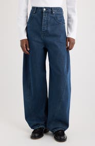 Jacquemus Le de-Nîmes Espiral Twisted Seam Barrel Leg Jeans
