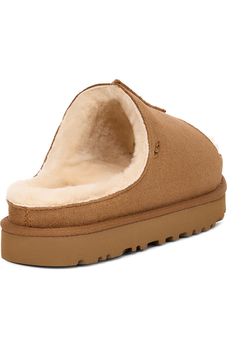 UGG<sup>®</sup> Greenport Genuine Shearling Lined Platform Slide Sandal, Alternate, color, Chestnut