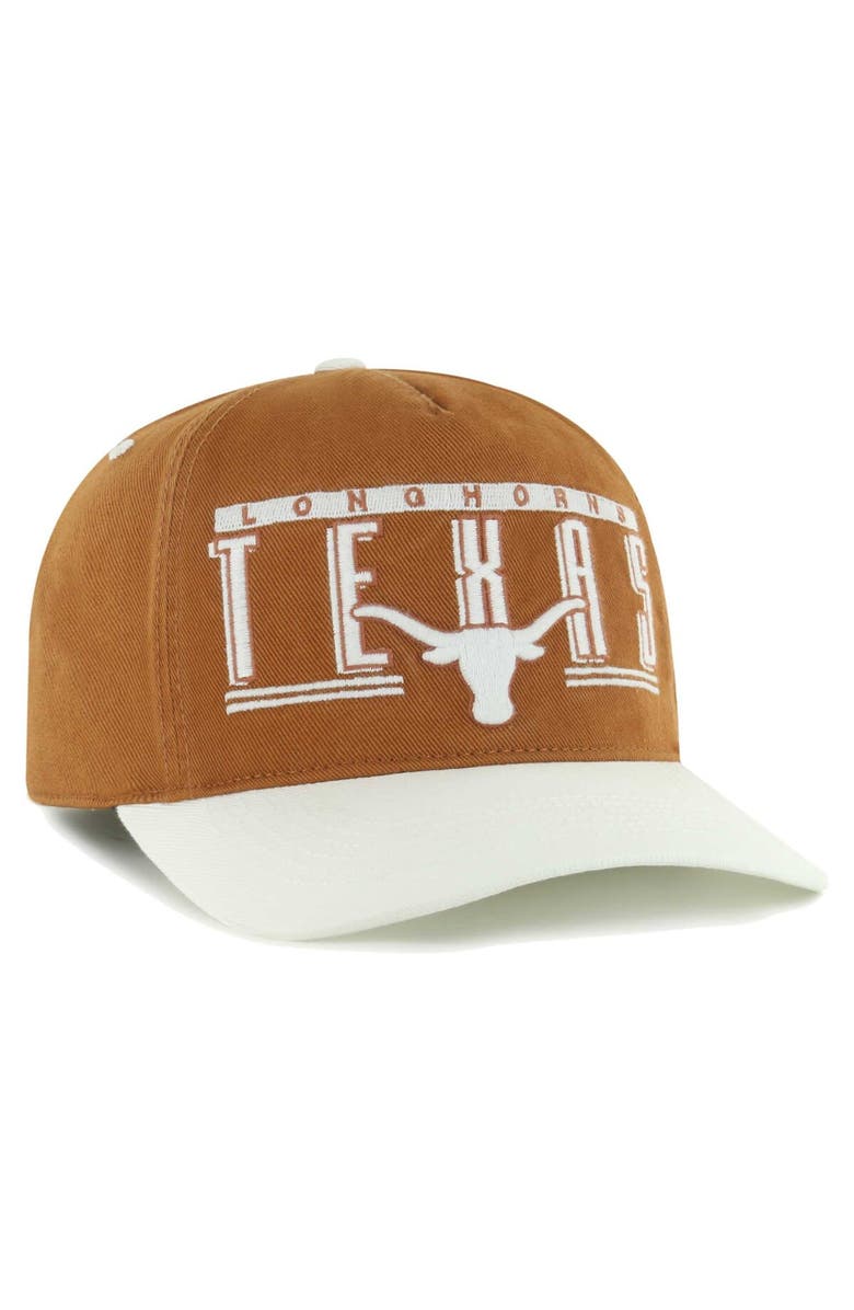 '47 Men's '47 Texas Orange Texas Longhorns Double Header Hitch Adjustable Hat, Alternate, color, 