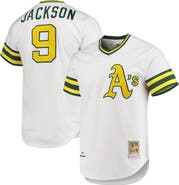 Mitchell & Ness Men's Mitchell & Ness Reggie Jackson White Oakland Athletics 1972 Cooperstown Collection Authentic Jersey