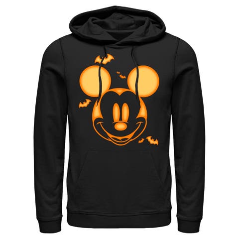 Men's Mickey & Friends Pumpkin Face  Pull Over Hoodie