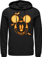 Mickey & Friends Men's Mickey & Friends Pumpkin Face  Pull Over Hoodie