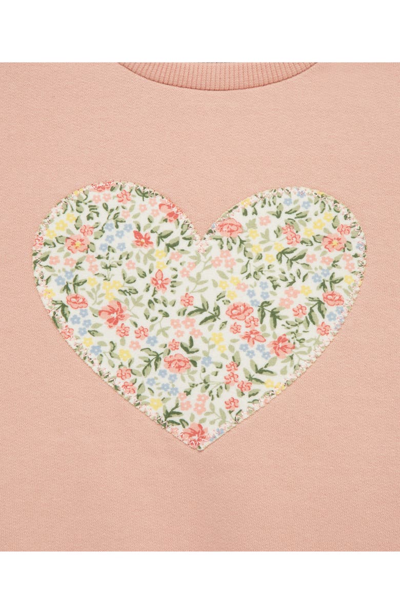 Little Me Heart Sweatshirt & Leggings Set, Alternate, color,