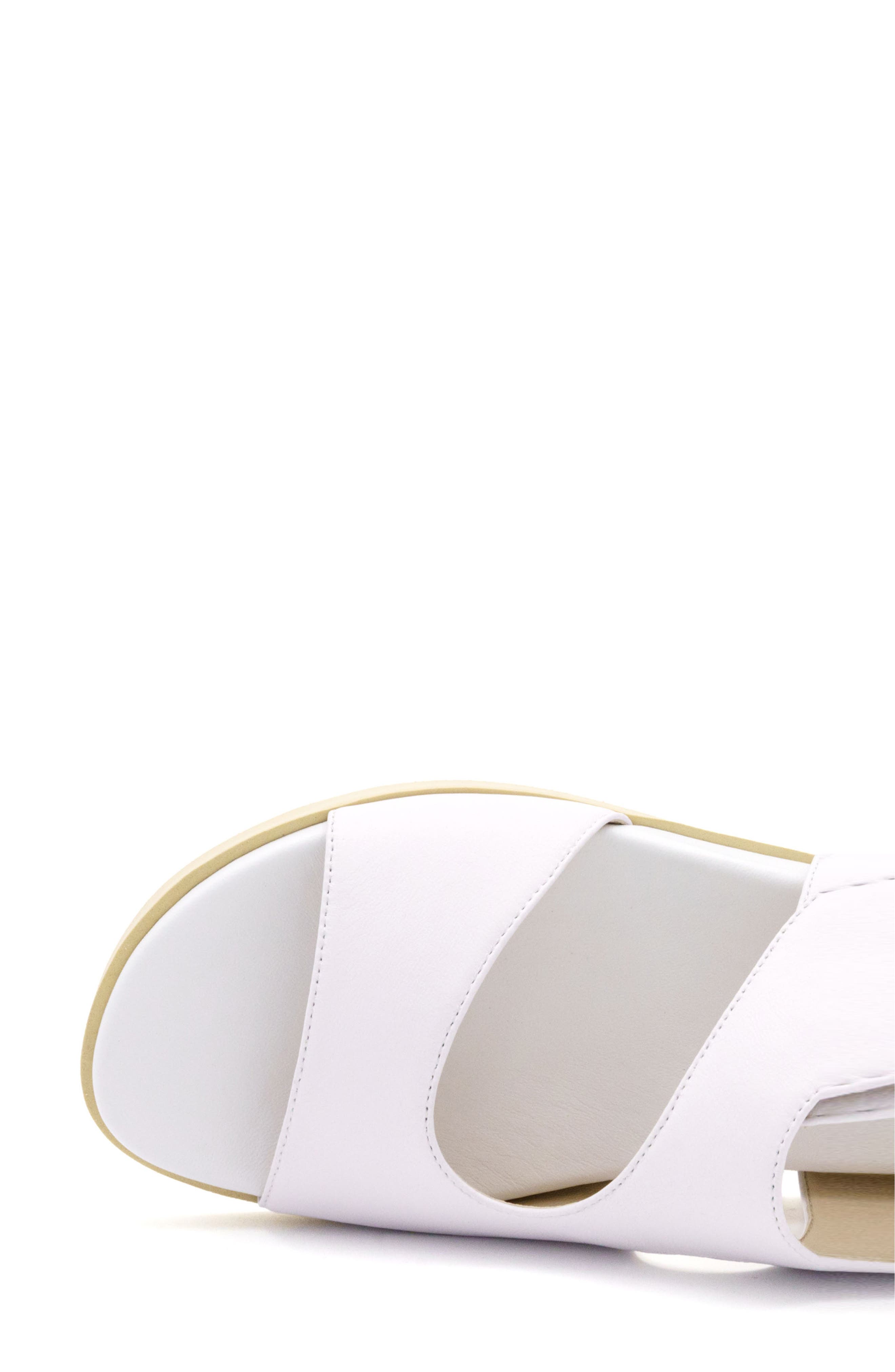 Beata Sandal, Alternate, color, WHITE PARMASOFT