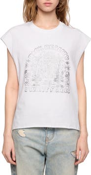 Zadig & Voltaire Cloe Embellished Tee